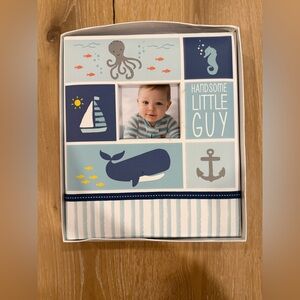 Carter's Blue and White Sea Life Coastal Baby Memory Album
